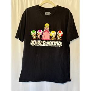 Super Mario Princess & Toads Graphic Tee - Nintendo Gaming - L